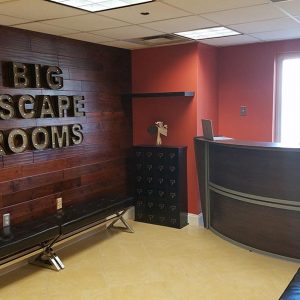 Big Escape Rooms Atlanta Waiting Area